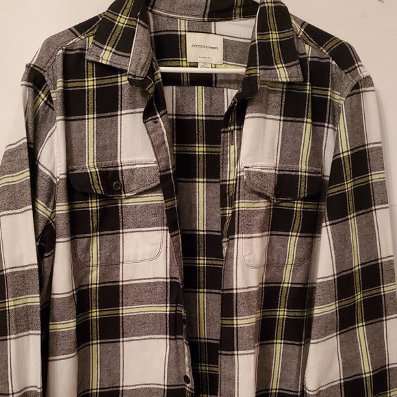 American Eagle classic fit, flannel long sleeve men shirt 100% cotton. - Picture 3 of 11
